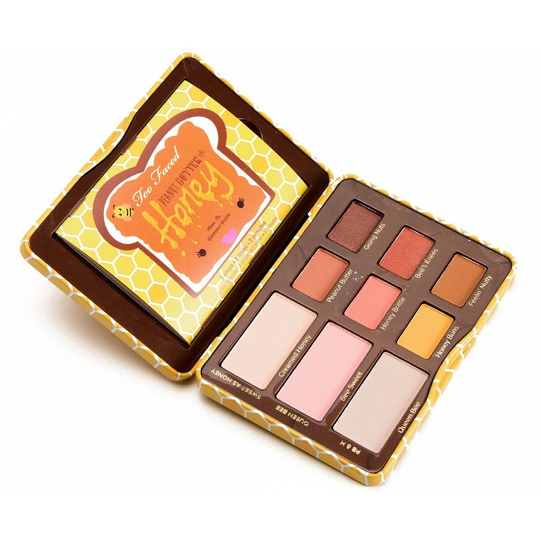 Too Faced Chocolate Bar Peanut Matte Natural Eyes Eye Shadow Palette Blush Eyeshadow Face