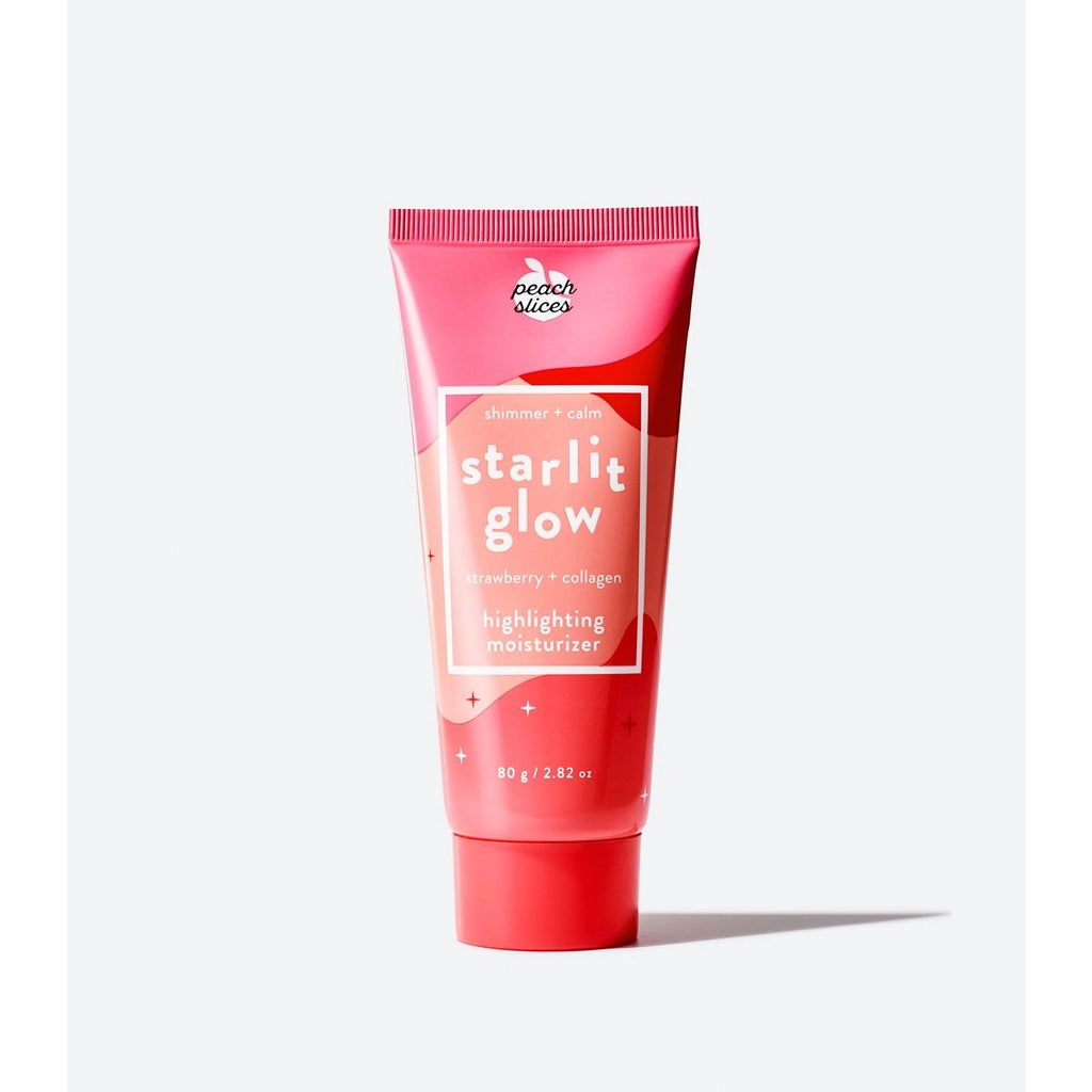 Peach Slices Starlit Glow Highlighting Moisturizer Shimmer Moisturiser Makeup Primer