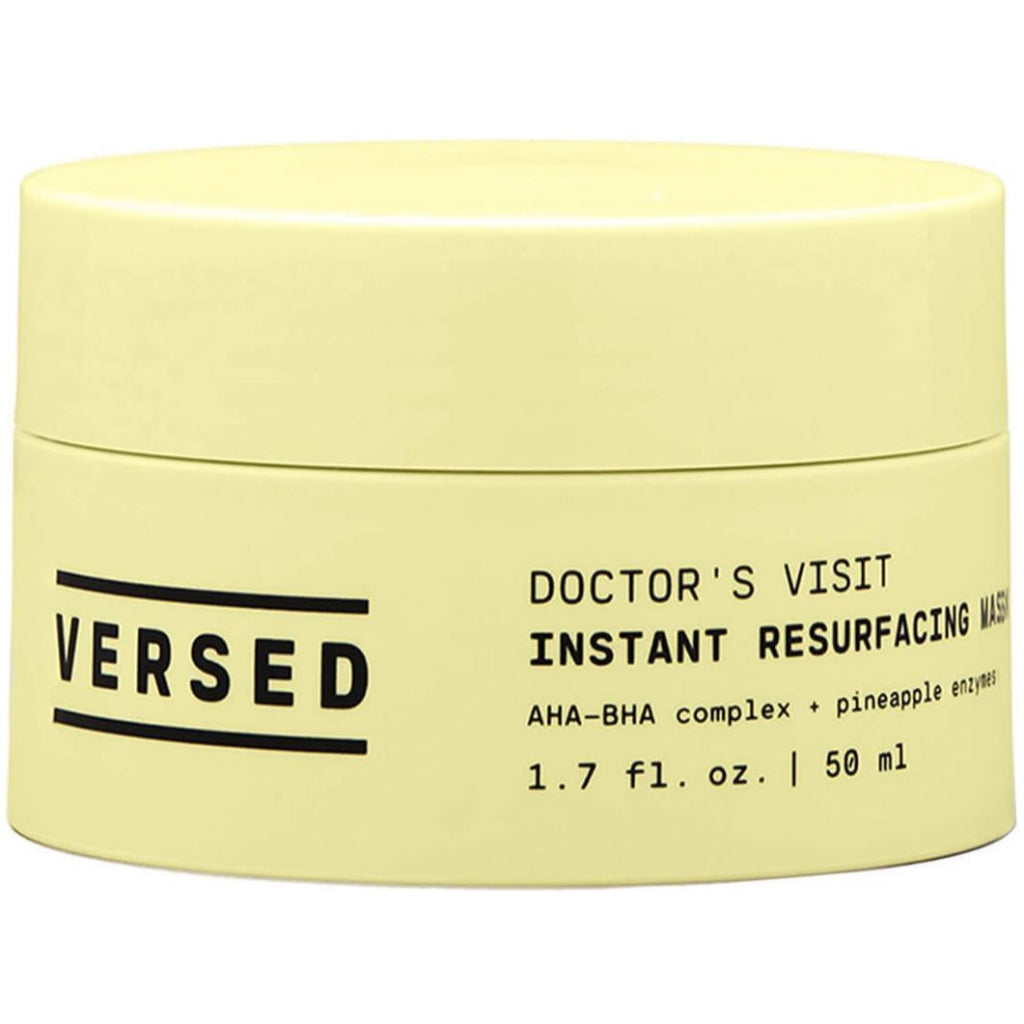 Versed Doctor's Visit Instant Resurfacing Mask Facial BHA AHA Acid Glycolic Face Exfoliating Peeling Lactic