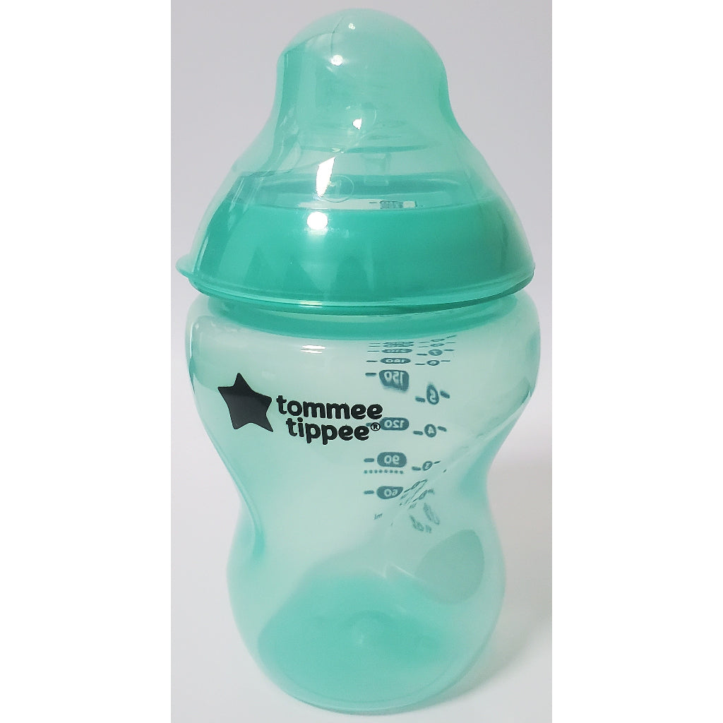 Tommee Tippee Closer to Nature Natural Start Colour Baby Bottle BPA Pack Milk Clear Bottles Set Gift
