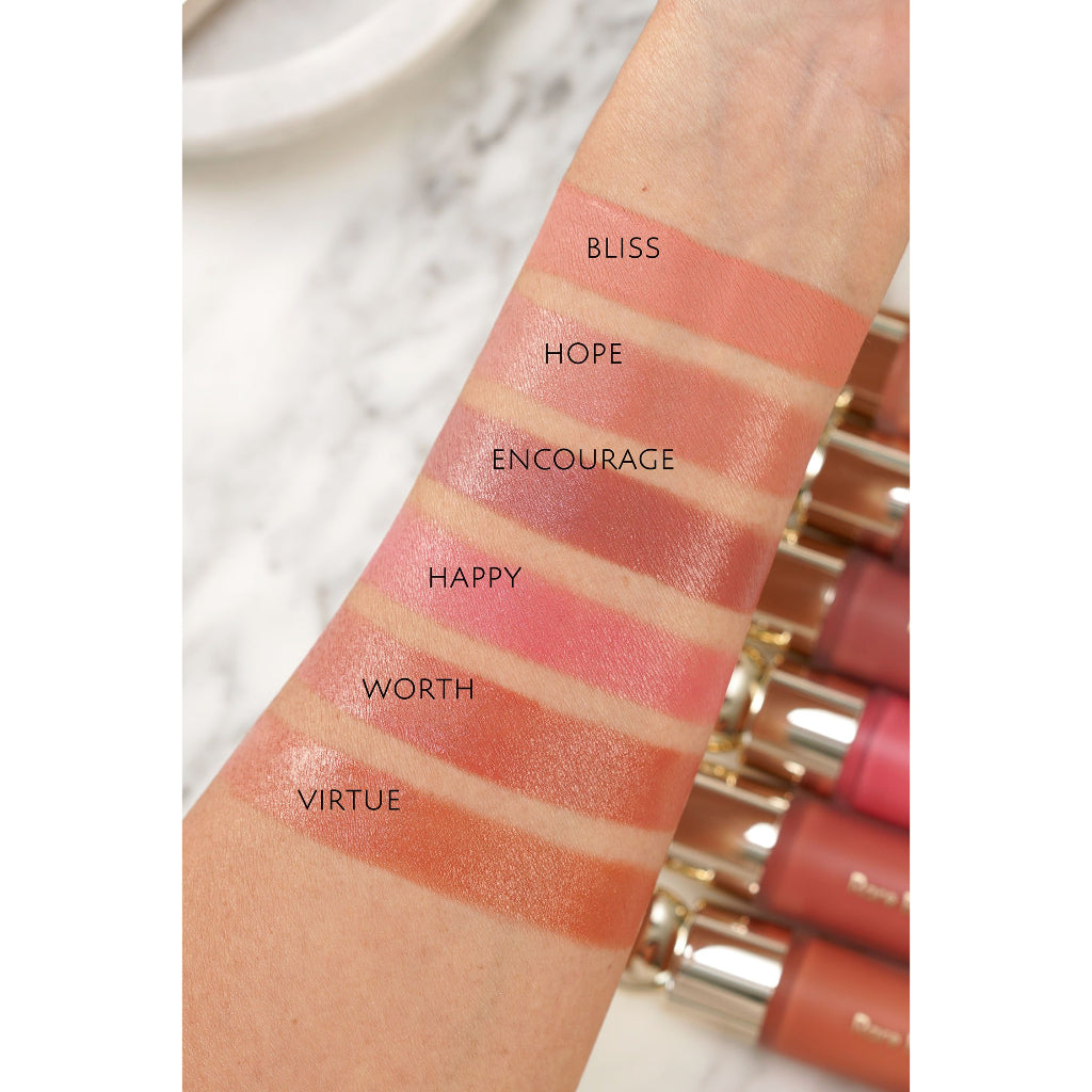 Rare Beauty Soft Pinch Liquid Blush Matte Dewy Radiant Red Rose Peach Pink Nude Neutral Bliss Joy