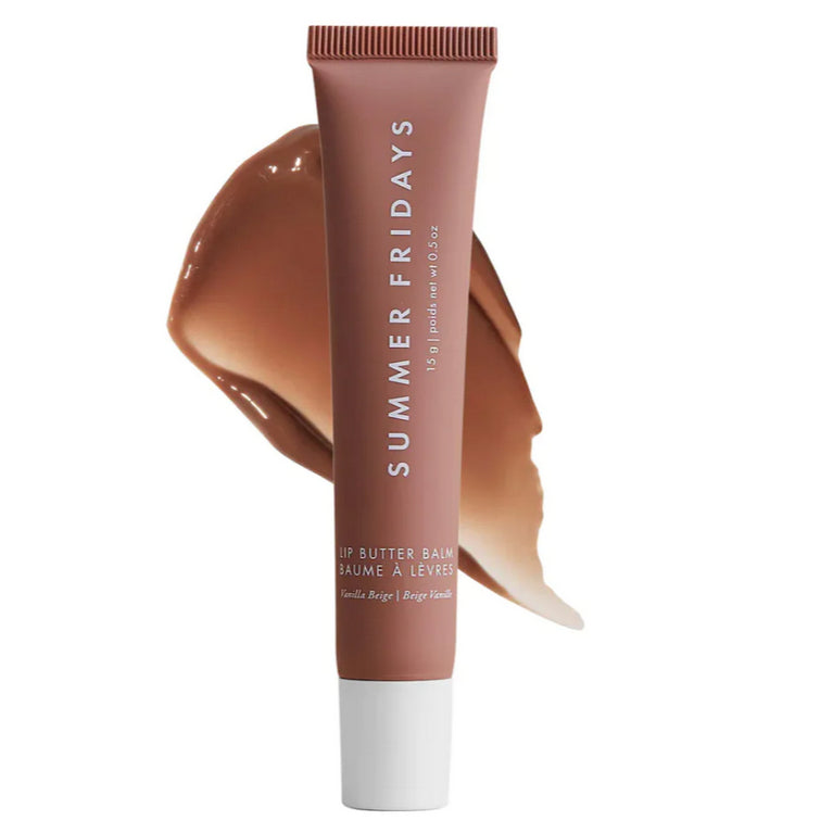 Summer Fridays Lip Butter Balm Gloss Tint Mask Vegan Night Sleeping Brown Pink Cherry Cocoa Coffee Vanilla Beige Mint