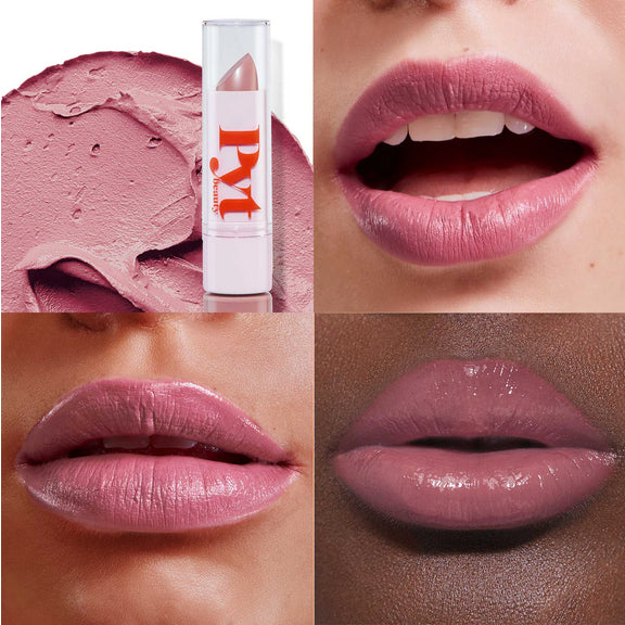 PYT Beauty Friends With Benefits Lip Duo Gloss Lipstick Butter Oil Vitamin E Moisturiser Tint Stain