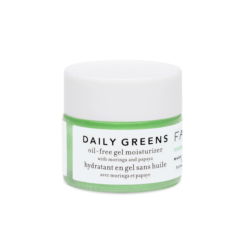 Farmacy Daily Greens Oil Free Gel Moisturizer Moringa Papaya Niacinamide Hyaluronic Acid Pores Oily Gentle Sensitive