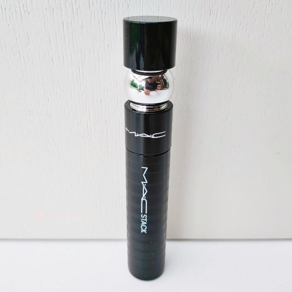MAC MACStack Mascara Volumizing Lengthening Buildable Thick Eyelashes Lashes Black Resistant Separator Curling