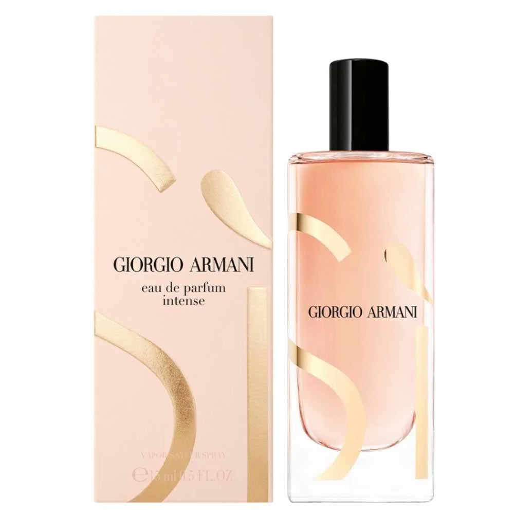 Giorgio Armani Si Eau de Parfum Intense EDP Vanilla Fruity Woody Floral Women Hair Body Perfume Spray Mist Travel