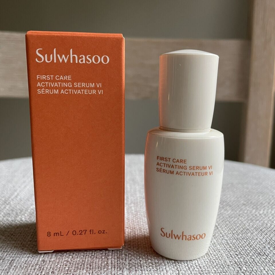 Sulwhasoo First Care Activating Serum VI Hydration Moisturiser Essence Wrinkles Brightening Ginseng Toner Sample Travel