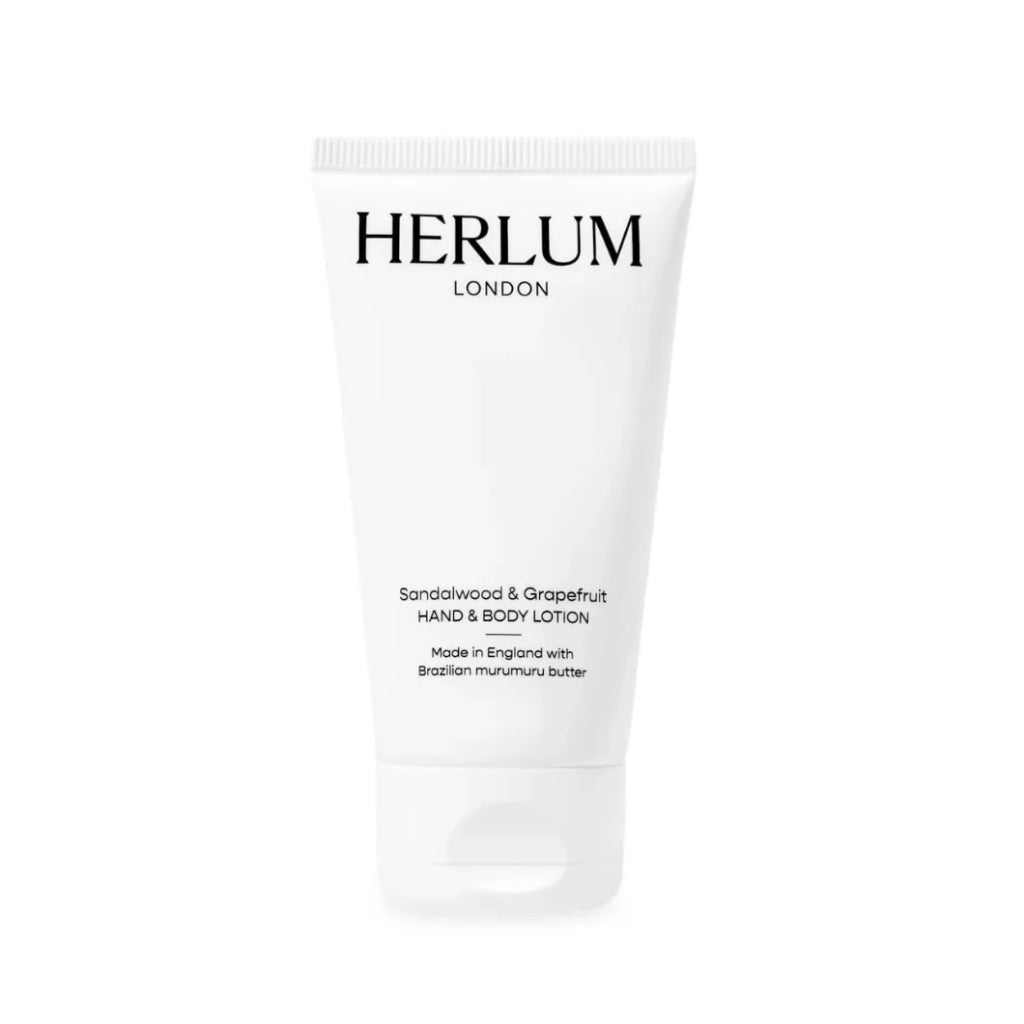 Herlum Hand Body Lotion Sandalwood Grapefruit Travel Butter Moisturiser Almond Oil Vitamin E Woody Treatment Cream