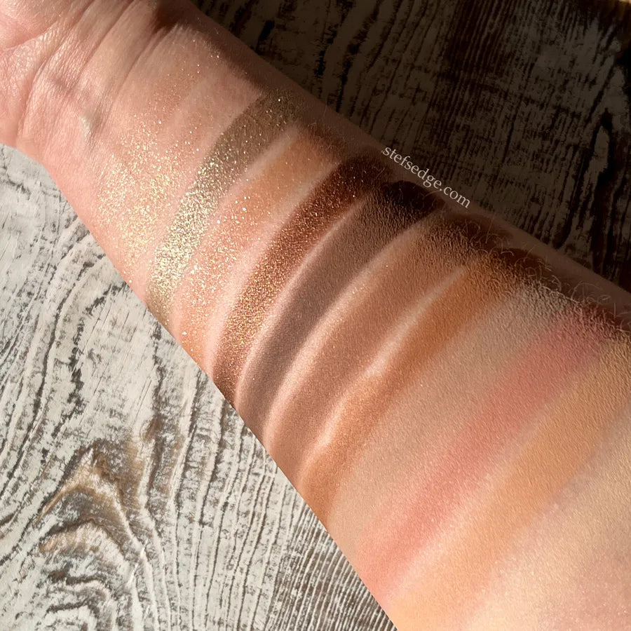 Makeup By Mario Ethereal Eyes Eyeshadow Palette Eye Shadow Matte Metallic Glossy Shimmer Neutral Brown Smoky Holiday
