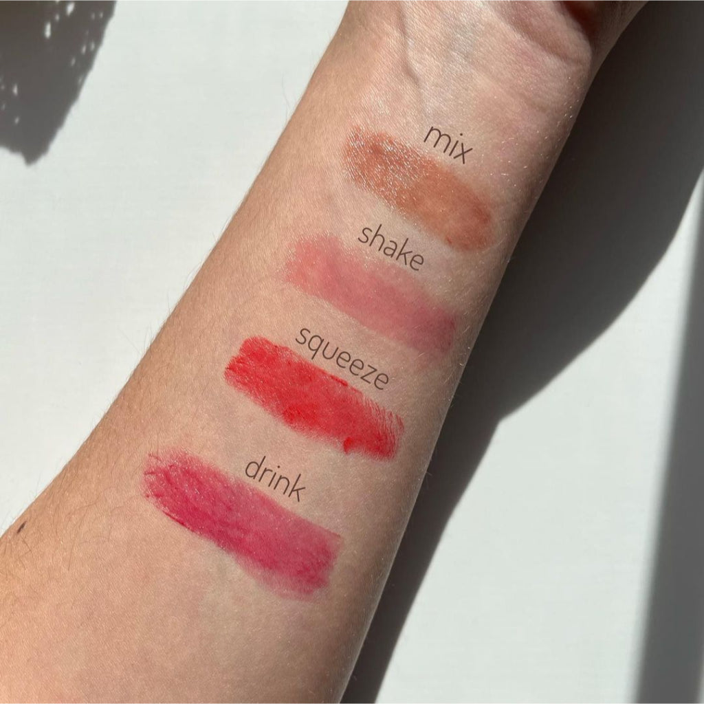 Tower 28 JuiceBalm Tinted Lip Balm Butter Oil Vitamin Dewy Juicy Berry Sheer Nude Pink Coral Stain Tint