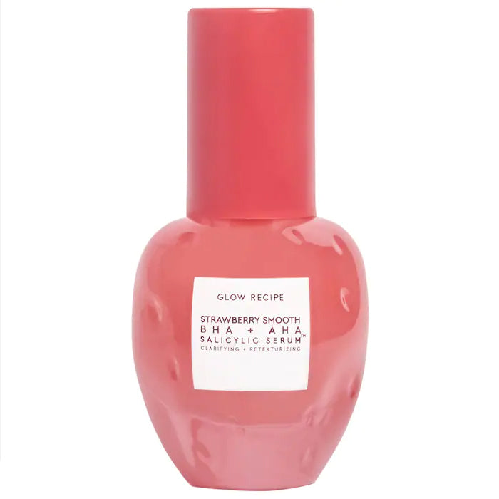 Glow Recipe Strawberry Smooth BHA AHA Salicylic Serum Facial Essence Acid Clarifying Hyaluronic