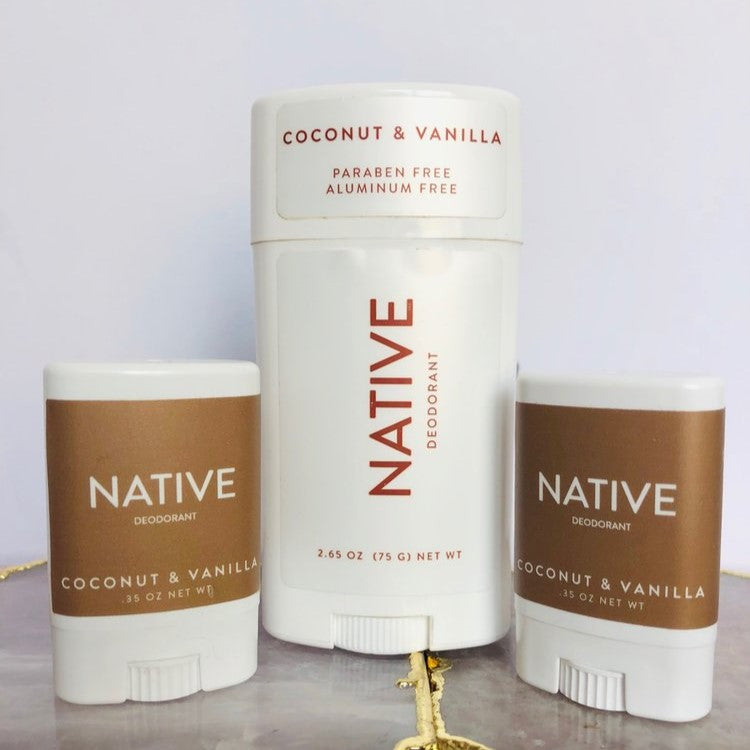 Native Natural Deodorant Regular Sensitive Coconut Cucumber Lavender Sea Rose Mint Powder Unscented Strong Stick Unisex