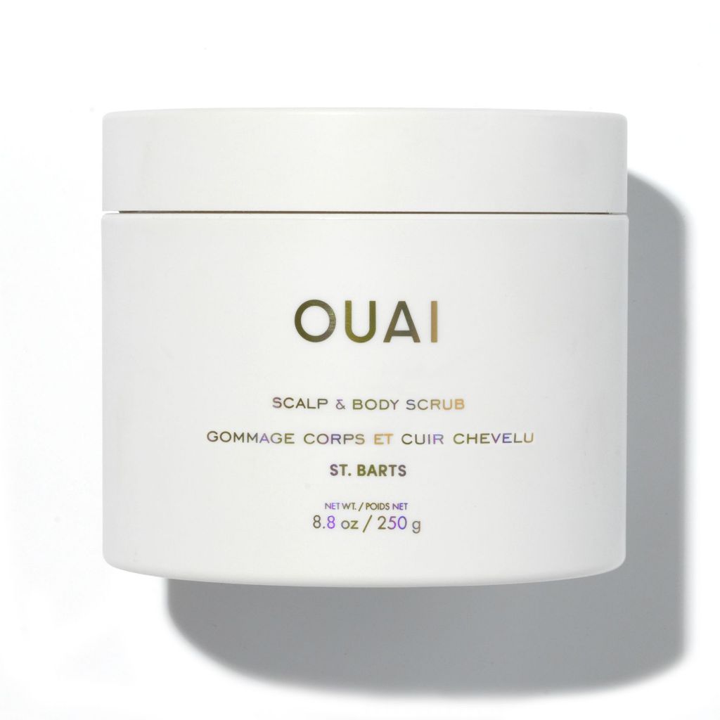 OUAI Scalp Body Scrub Sugar Coconut Oil Exfoliating Dry Moisturising Barts Melrose Aloe Vitamin C Detox Hair Softening