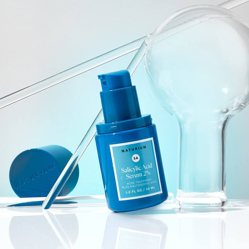 Naturium Salicylic Acid Serum 2% Maltobionic Acne Blemishes Pimples Treatment Gentle Sensitive Oily Back Dry Essence