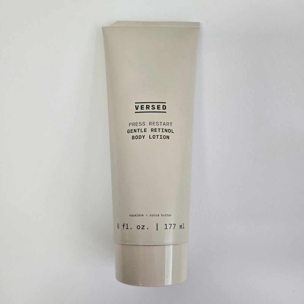 Versed Press Restart Gentle Retinol Body Lotion Cream Moisturiser Butter Squalane Treatment Firming