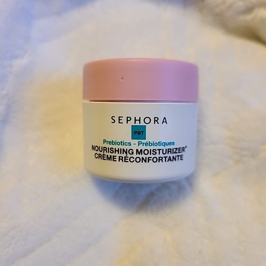 Sephora Nourishing Moisturizer Cream Travel Prebiotics Dry Oil Lotion Butter Treatment Sample Light Base