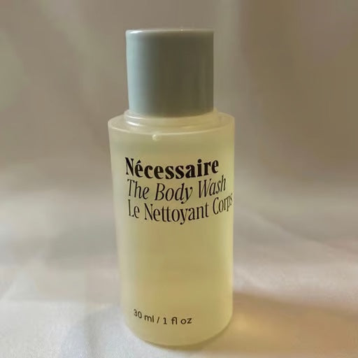 Necessaire Multi-Vitamin Eucalytpus Body Wash Nourish Fresher Non-Irritating Silicone-Free Niacinamide Sample Trial