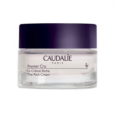 Caudalie Premier Cru Rich Cream Ceramides Repair Moisturiser Wrinkles Lines Barrier Dry Butter Oil