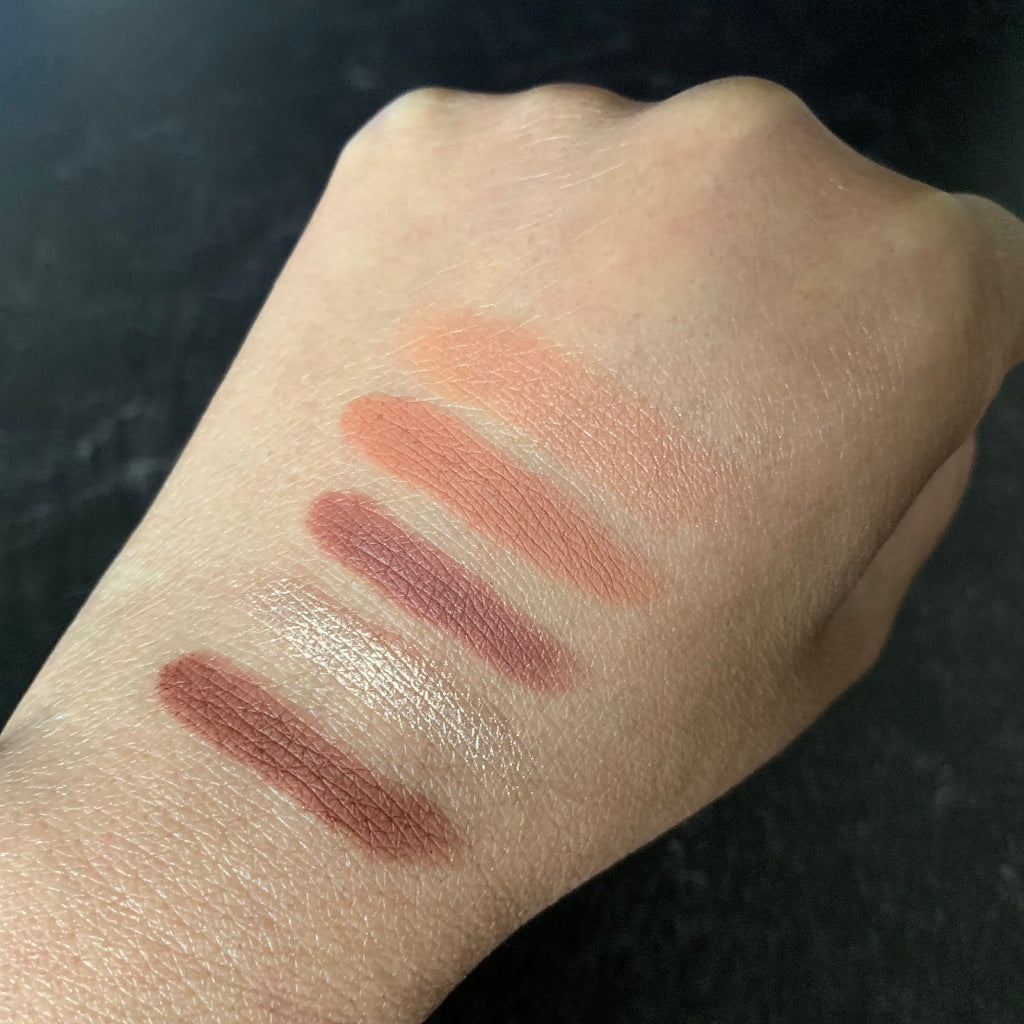 Natasha Denona Mini Biba Eyeshadow Palette Eye Shadow Travel Gift Set Metallic Nude Warm Peach Pink Neutral Brown Coral