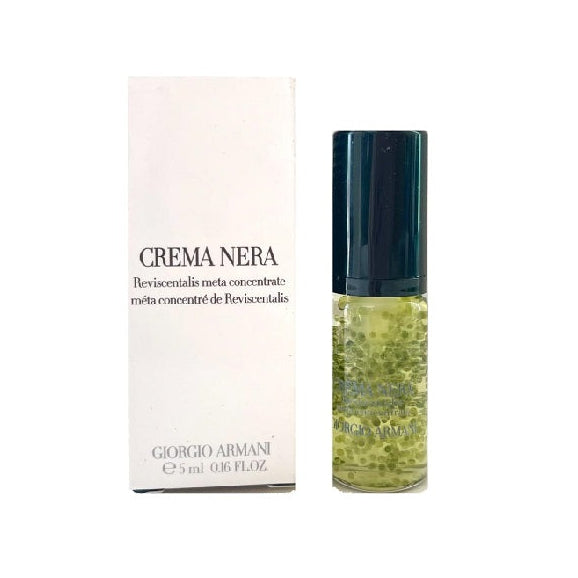 Giorgio Armani Crema Nera Reviscentalis Meta Concentrate Serum Wrinkles Lines Firming Pores Sample Travel Brightening