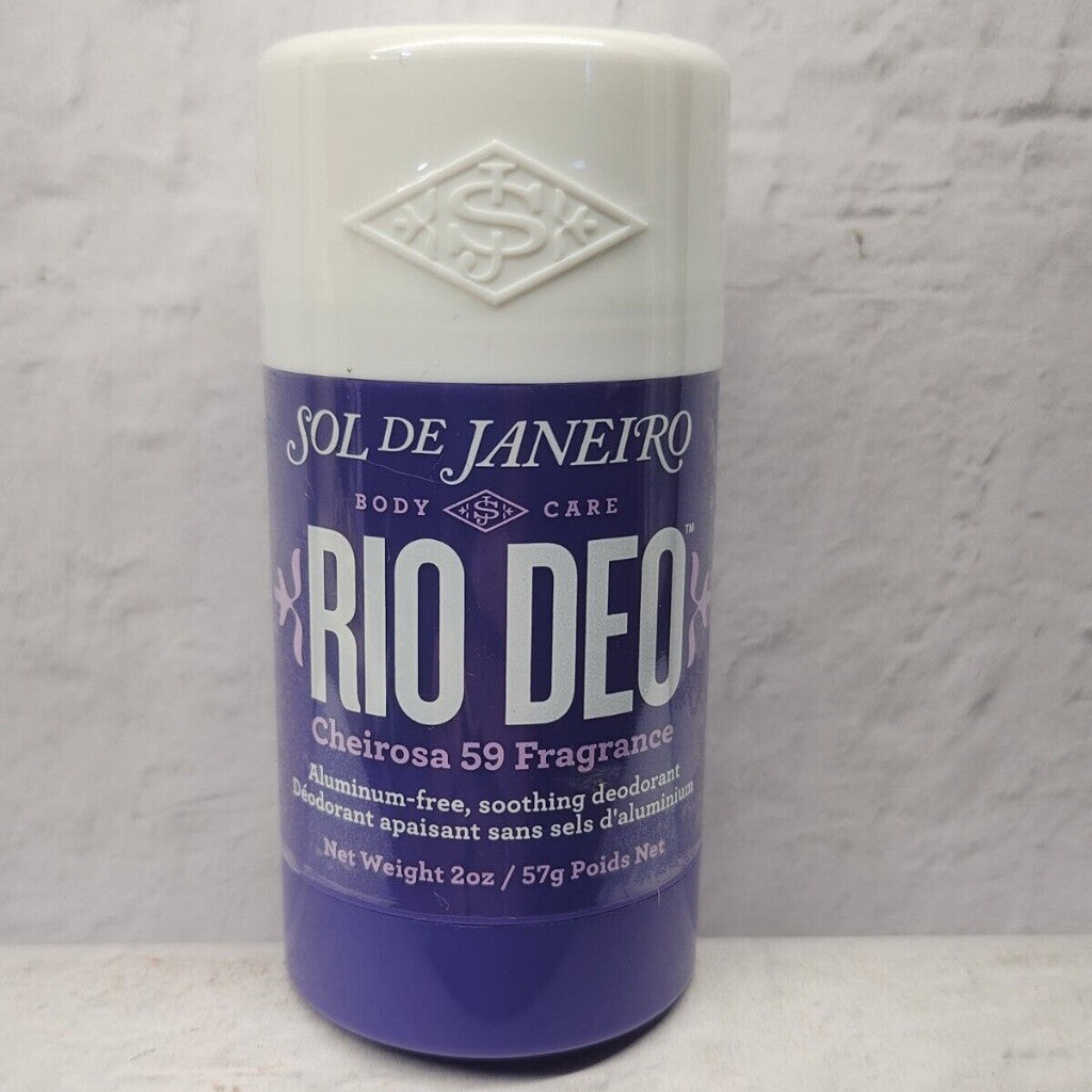 Sol de Janeiro Rio Deo Aluminum-Free Deodorant Cheirosa 59 Roll-on Stick Floral Sandalwood Vanilla Papaya Mango Butter