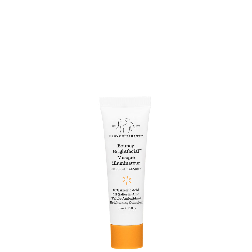 Drunk Elephant Bouncy Brightfacial Travel Moisturizing Azelaic Acid Salicylic Acid Anti-oxidants Ceramides Niacinamide