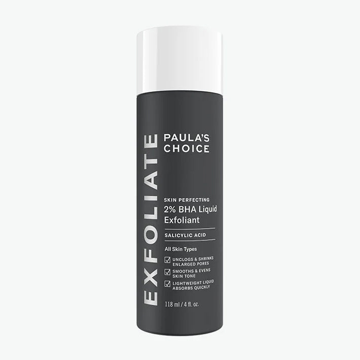 Paula's Choice 2% BHA Liquid Exfoliant Salicylic Acid Tea Brightening Acne Pores Peel Wrinkles Oily Blackheads Blemishes