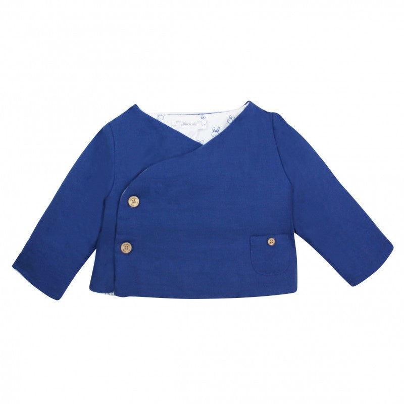 Château de Sable Wrapped Reversible Cardigan Jacket Unisex Pants Shorts Cotton Baby Infant Set Chateau Gift Bunny Rabbit