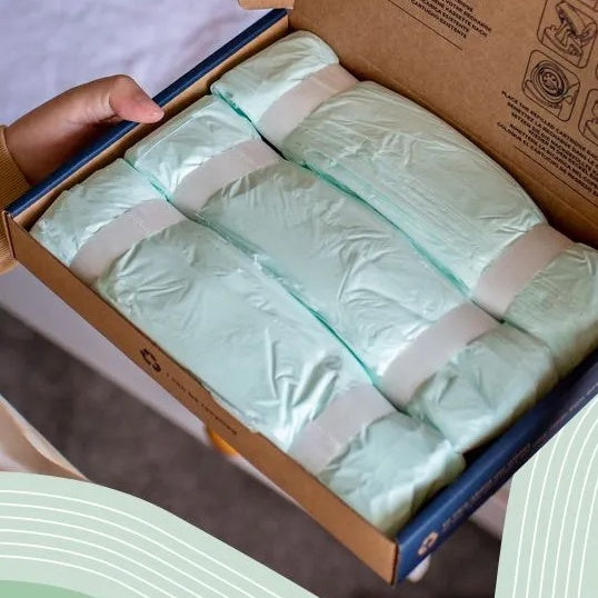 Tommee Tippee Twist & Click Nappy Disposal Bin Eco-Refills Bin Liners Trash Diaper Refill