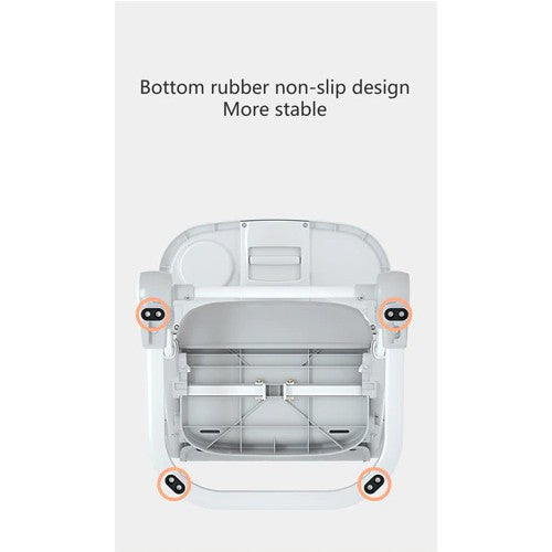 Gromast Air Pad Portable Foldable Child Booster Seat Dining Chair Baby Infant Eating Adjustable Baby Table Meal Travel