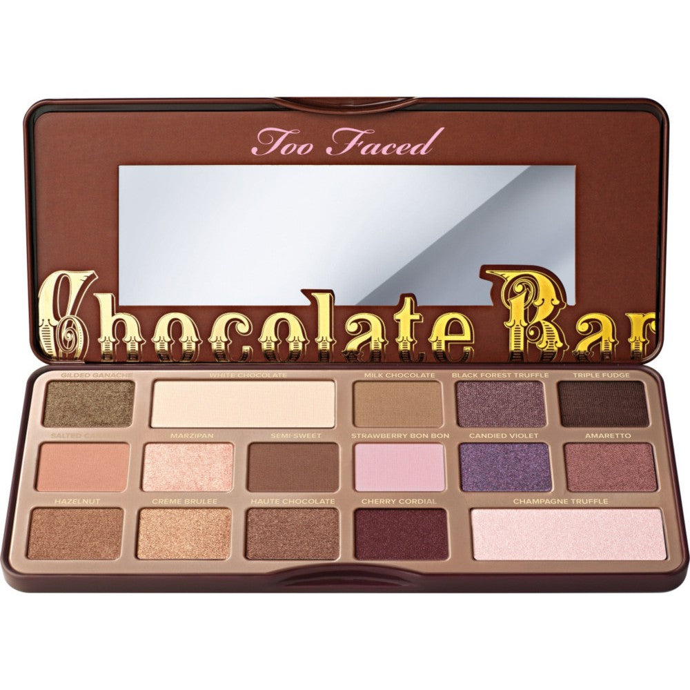 Too Faced Chocolate Bar Peanut Matte Natural Eyes Eye Shadow Palette Blush Eyeshadow Face