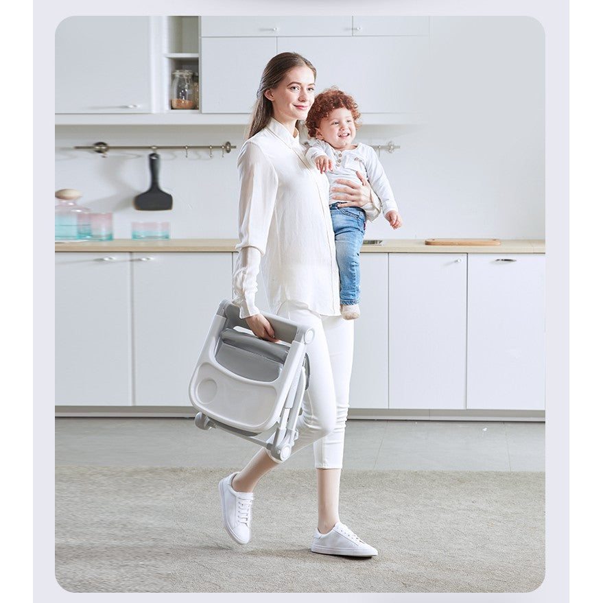 Gromast Air Pad Portable Foldable Child Booster Seat Dining Chair Baby Infant Eating Adjustable Baby Table Meal Travel