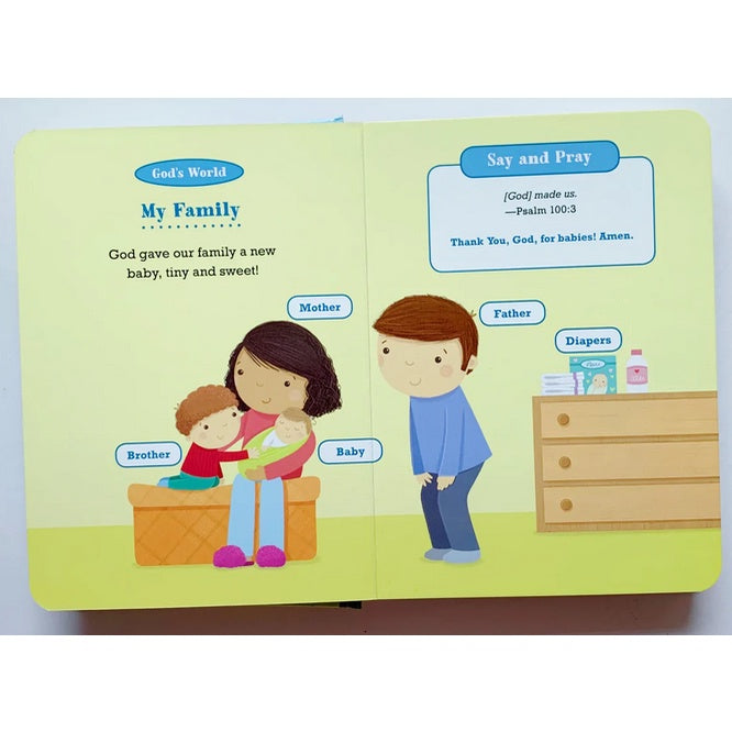 Say and Pray Devotions Board Book Prayers Kids Children Devotional Young Hard Cover Diane Stortz Sarah Ward