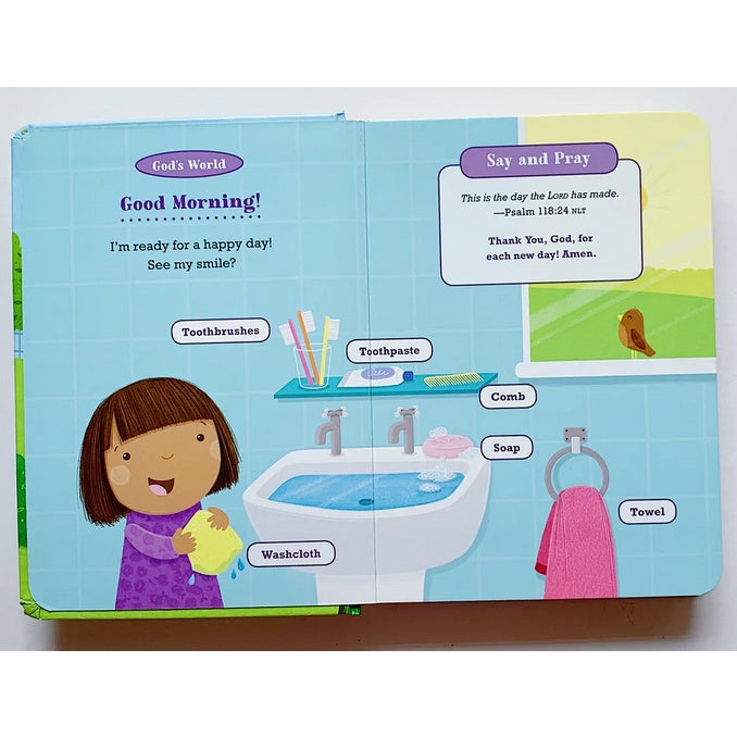Say and Pray Devotions Board Book Prayers Kids Children Devotional Young Hard Cover Diane Stortz Sarah Ward