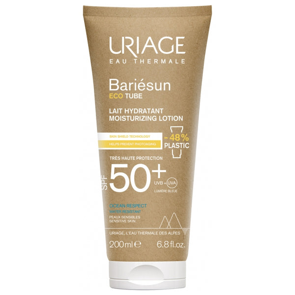 Uriage Eau Thermale Bariésun Eco Tube Moisturizing Lotion SPF50+ 200ml Bariesun Sunblock Sunscreen Body Moisturiser