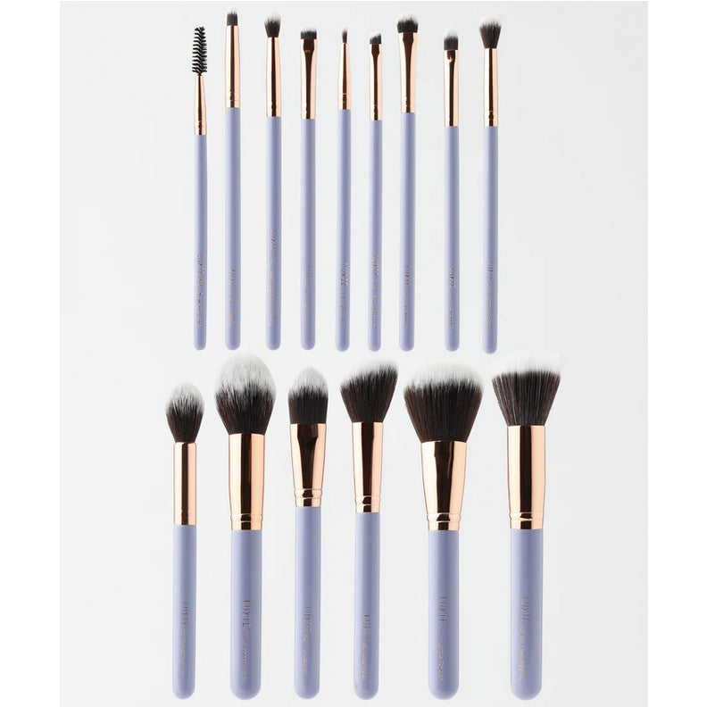 LUXIE Dreamcatcher Brush Set Makeup Brushes Eye Concealor Face Powder Holder Kit Duo Eyeshadow Brow Travel