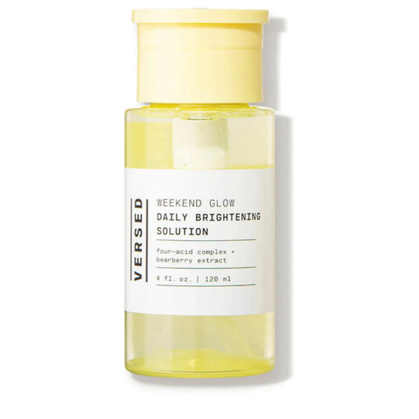 Versed Weekend Glow Daily Brightening Solution Toner Essence Refill Brightening Whitening Lightening Glow AHA Acid