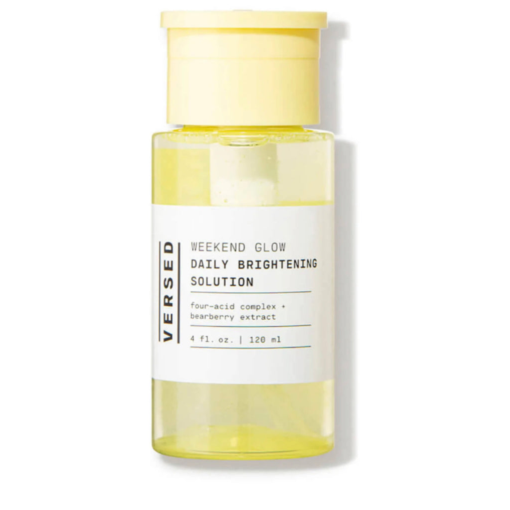 Versed Weekend Glow Daily Brightening Solution Toner Essence Refill Brightening Whitening Lightening Glow AHA Acid