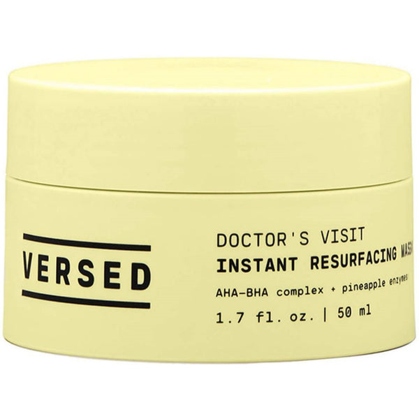 Versed Doctor's Visit Instant Resurfacing Mask Facial BHA AHA Acid Glycolic Face Exfoliating Peeling Lactic