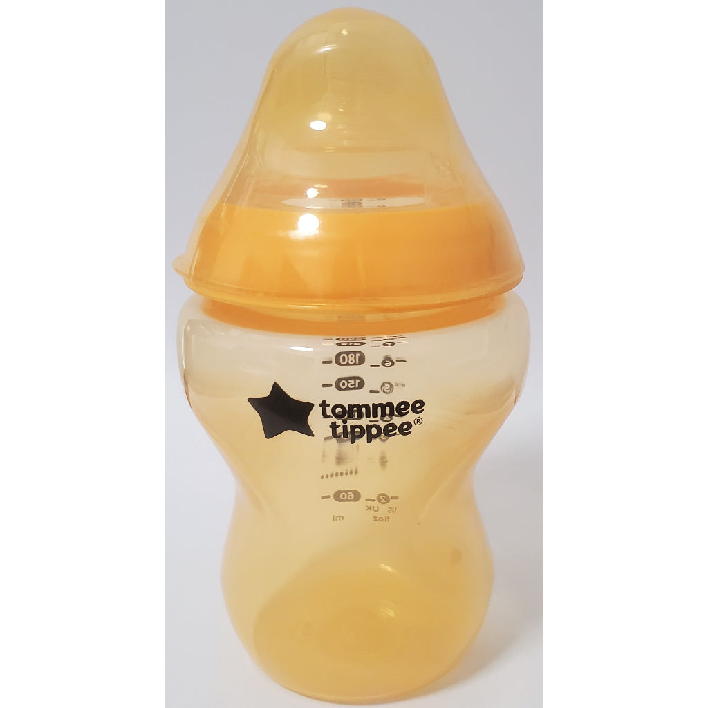 Tommee Tippee Closer to Nature Natural Start Colour Baby Bottle BPA Pack Milk Clear Bottles Set Gift