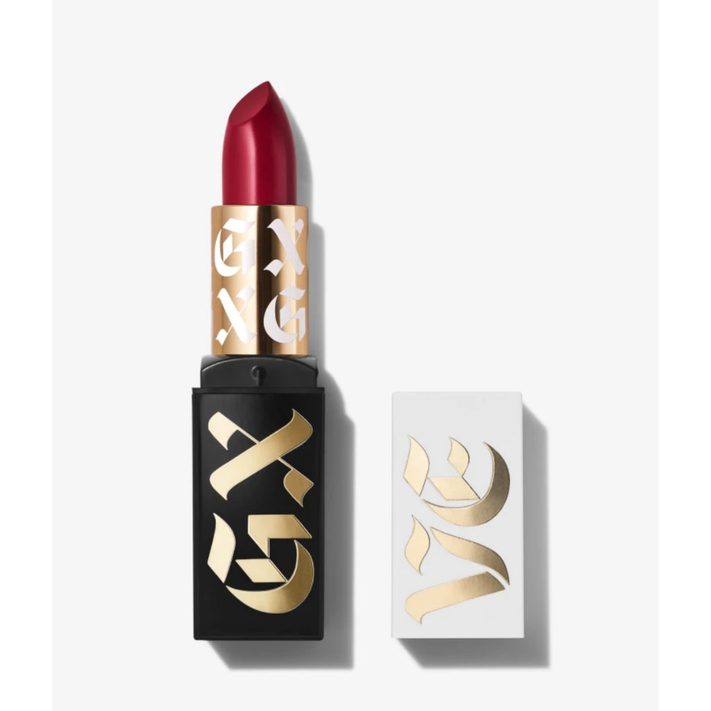 GXVE by Gwen Stefani High-Performance Satin Lipstick High Performance Lip Red Nude Rose Pink Original Loara Screen Stomp
