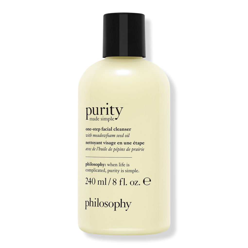 Philosophy Purity Made Simple One Step Facial Cleanser Meadowfoam Seed Oil 240ml 472ml Gentle Sensitive
