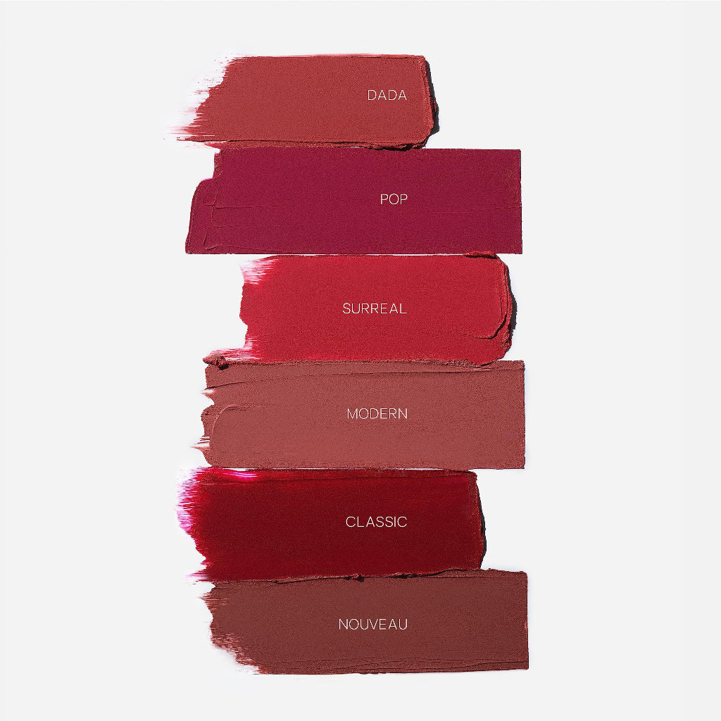 Saie Lip Blur Soft Matte Hydrating Lipstick Balm Oil Acid Wax Red Nude Warm Brown Berry Rose Plumper Plumping