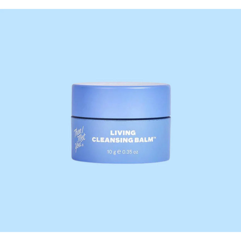 Then I Met You Living Cleansing Balm Facial Cleanser Makeup Remover Oil Travel Deluxe Mini Vitamin
