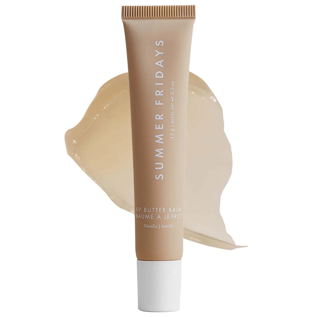 Summer Fridays Lip Butter Balm Gloss Tint Mask Vegan Night Sleeping Brown Pink Cherry Cocoa Coffee Vanilla Beige Mint