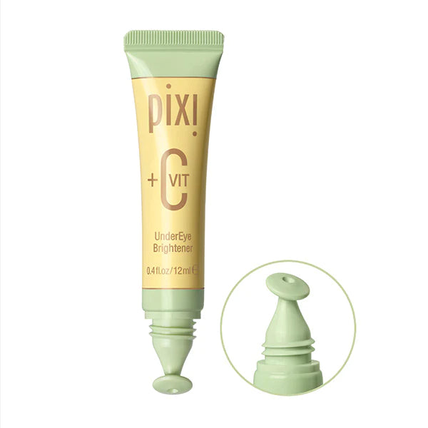 Pixi +C Vit UnderEye Brightener Concealer Base Corrector Eye Makeup Primer Peach Cream Serum Dark Circles Under Eyes