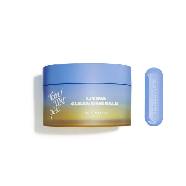 Then I Met You Living Cleansing Balm Facial Cleanser Makeup Remover Oil Travel Deluxe Mini Vitamin