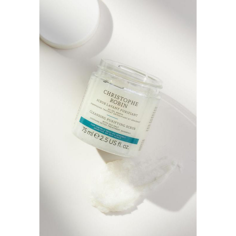 Cleansing Purifying Scrub 75ml 250ml Hair Scalp Sea Salt Detox Christophe Robin