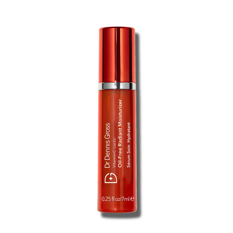 Dr Dennis Gross Vitamin C Lactic Oil-Free Moisturizer Deluxe Sample Trial Travel Acid Brightening Toning Moisturiser