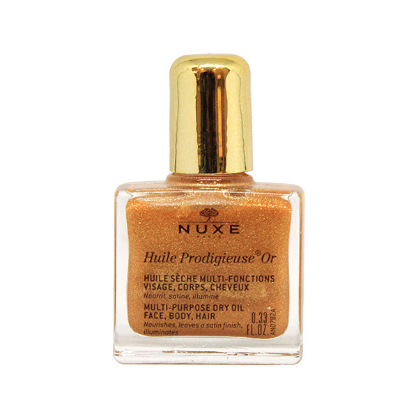 Nuxe Huile Prodigieuse Or Multi-Purpose Golden Shimmer Shimmering Dry Oil Multi Usage Purpose Face Facial Body Hair Glow